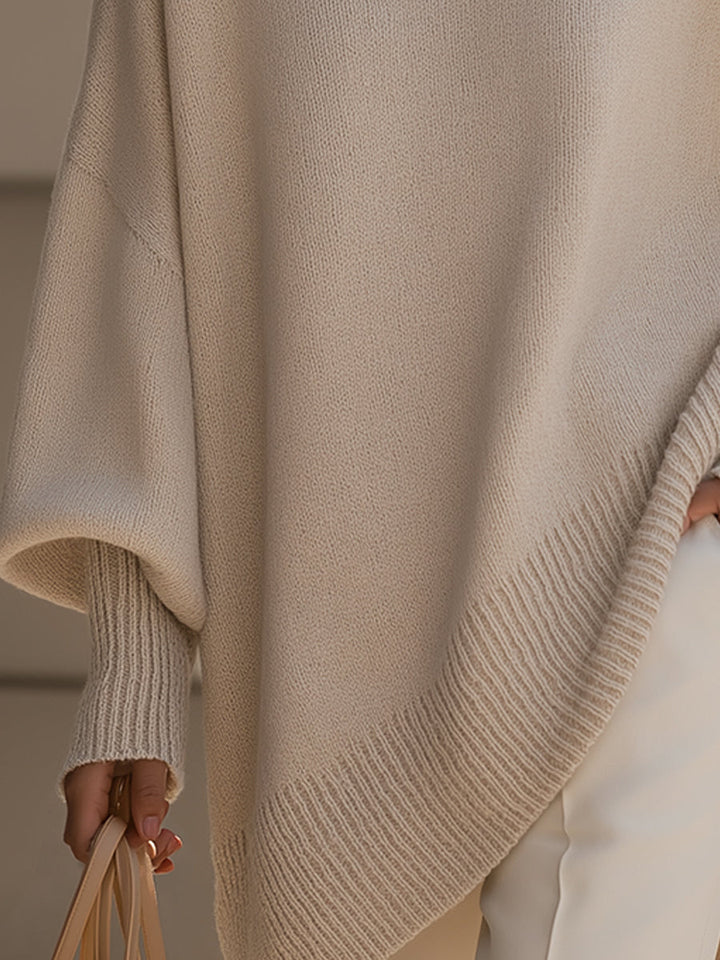 Elena - Poncho oversize de elegancia natural