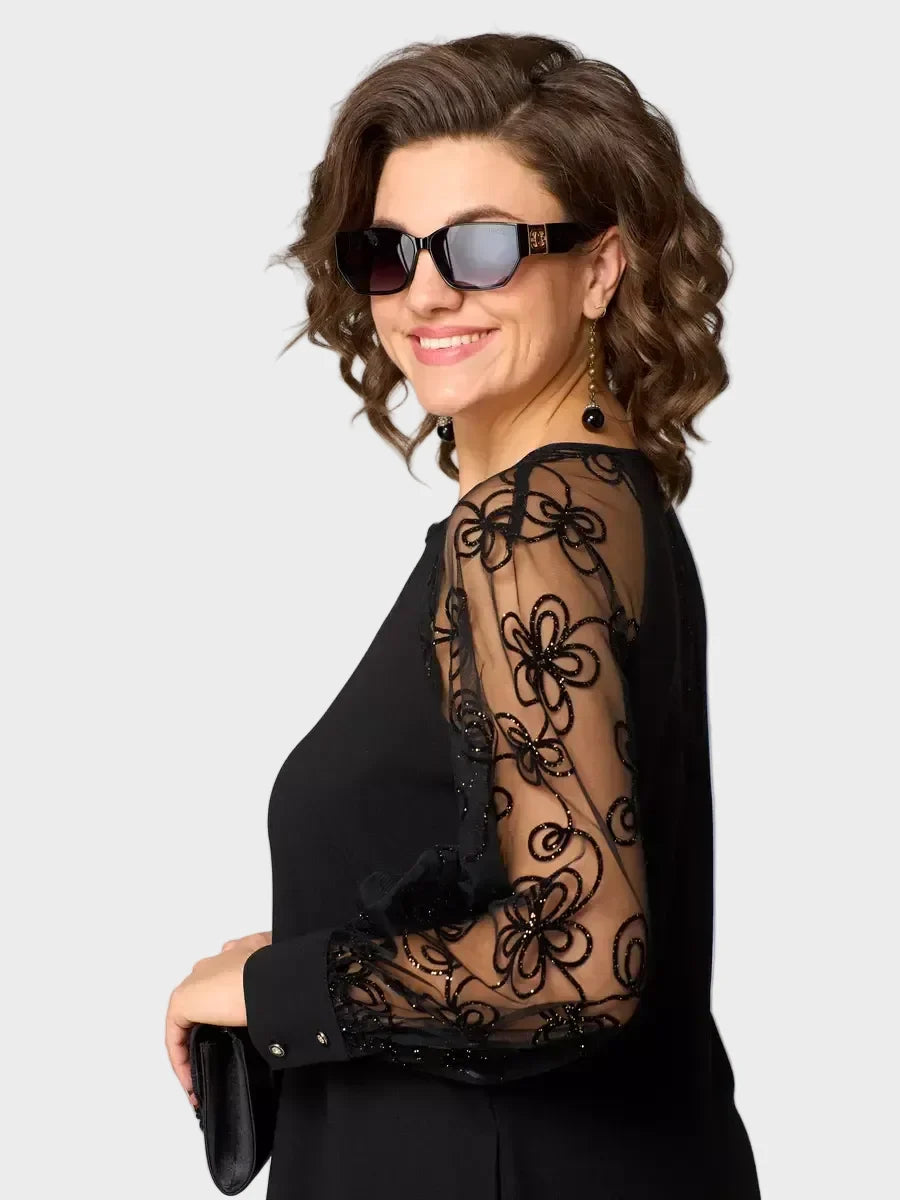 Celina - vestido midi clásico para ocasiones especiales Mujer