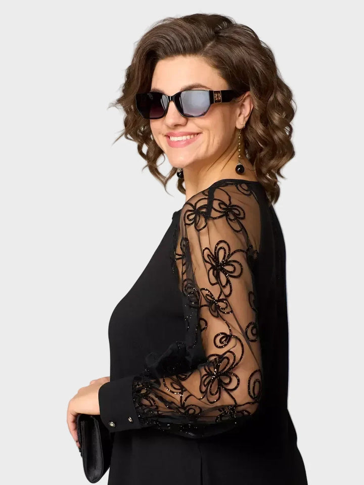 Celina - vestido midi clásico para ocasiones especiales Mujer