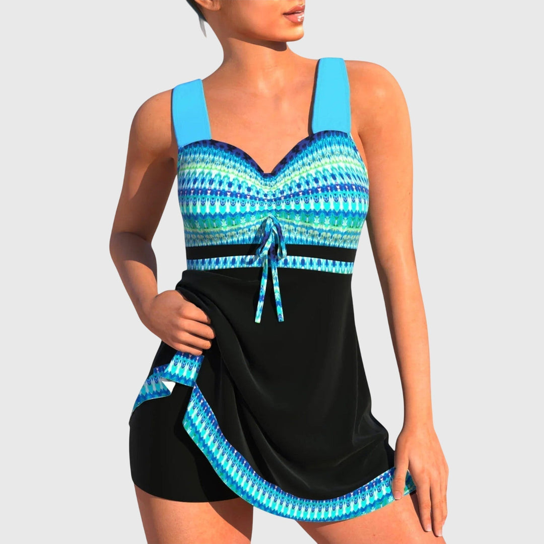 Estelle | Conjunto de Traje de Baño Colorido de Dos Piezas