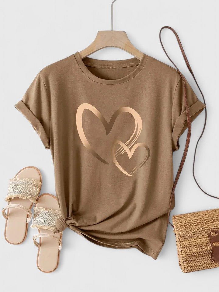 Clara | Camiseta Confortable de Manga Corta