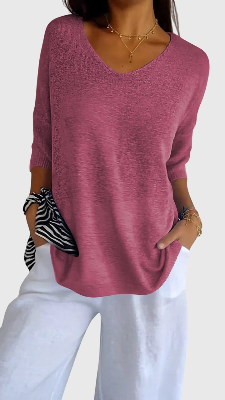 Caroline | Top Elegante con Escote en V