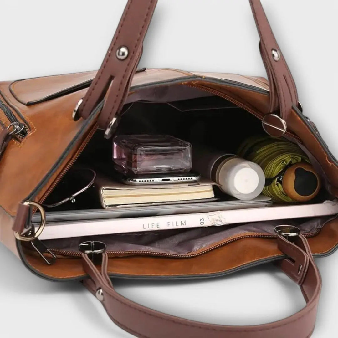 Austėja™ - Bolso de cuero elegante