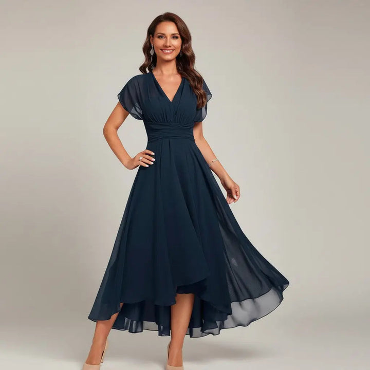 Noelia - Vestido de Noche Elegante con Escote en V