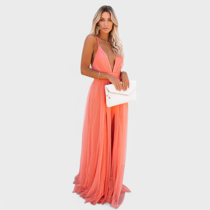 Mariana - Vestido largo de primavera