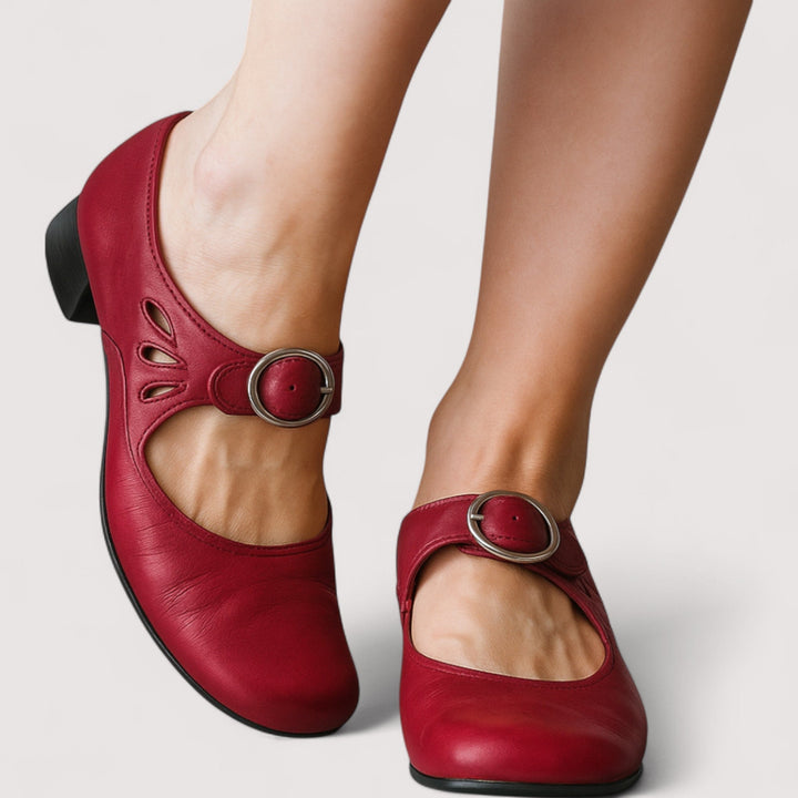 Clara | Zapatos de tacón en piel sintética