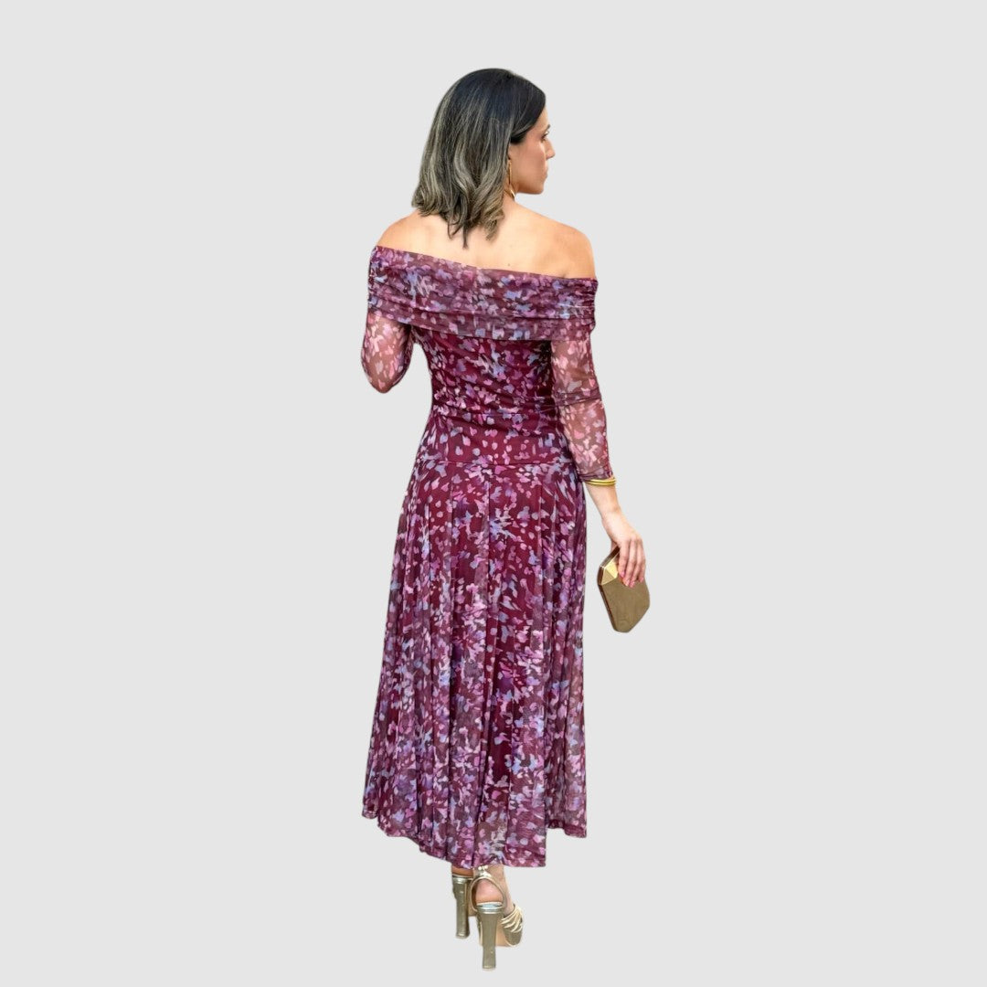 Dana - Vestido con hombros descubiertos