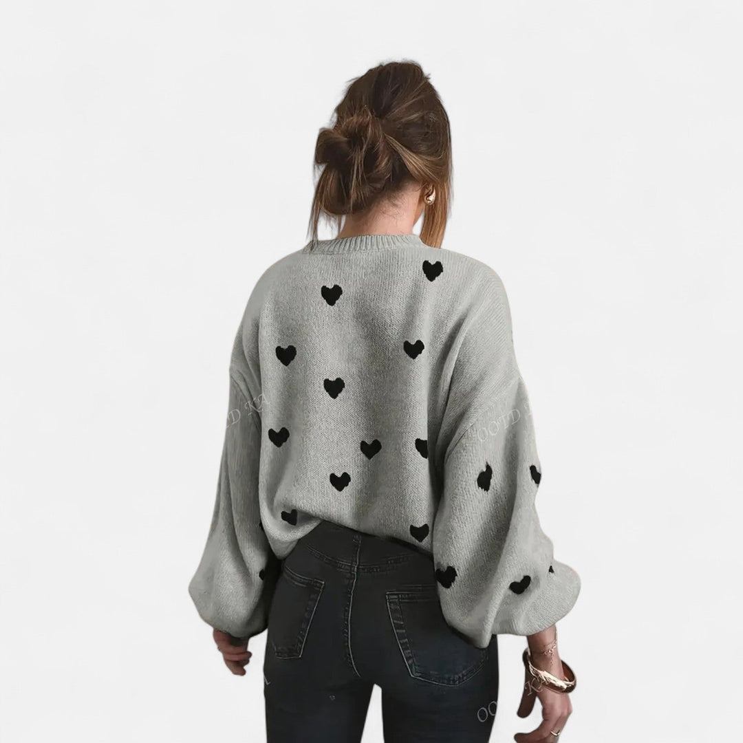 Isla™ | Jersey de Lana con Corazones