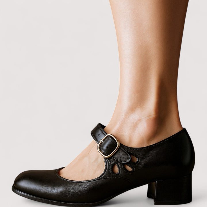 Clara | Zapatos de tacón en piel sintética
