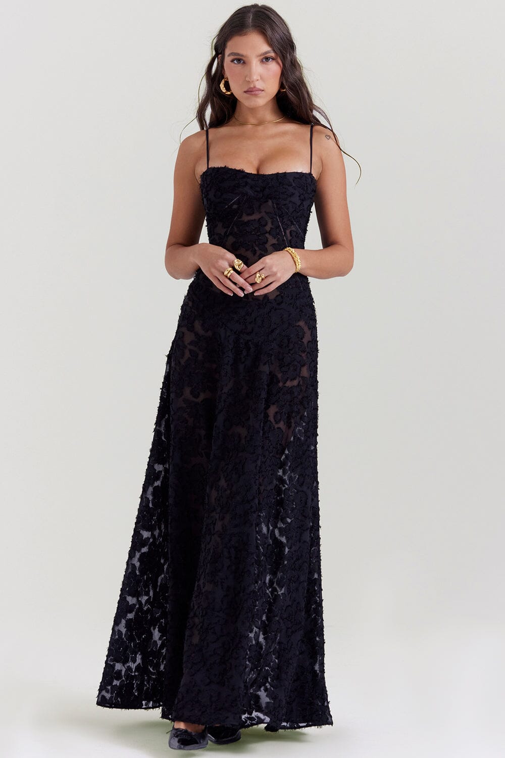 Serena - Vestido largo elegante para bodas y eventos