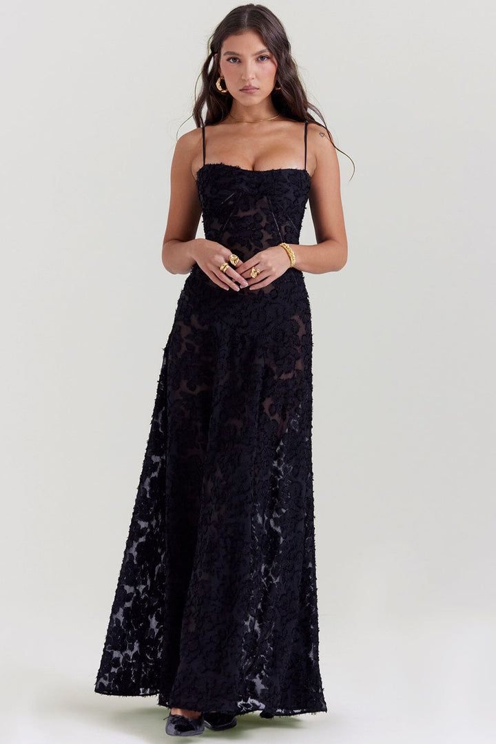 Serena - Vestido largo elegante para bodas y eventos