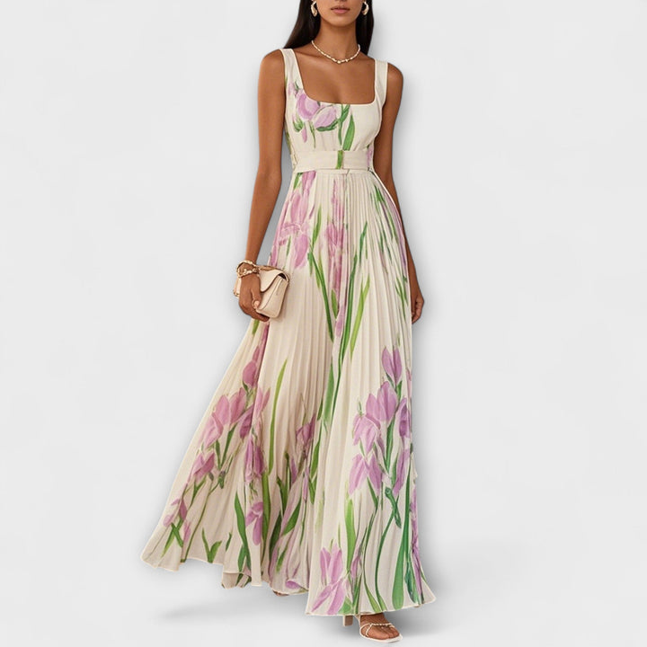 Penélope - Vestido Maxi de Chiffon Mujer