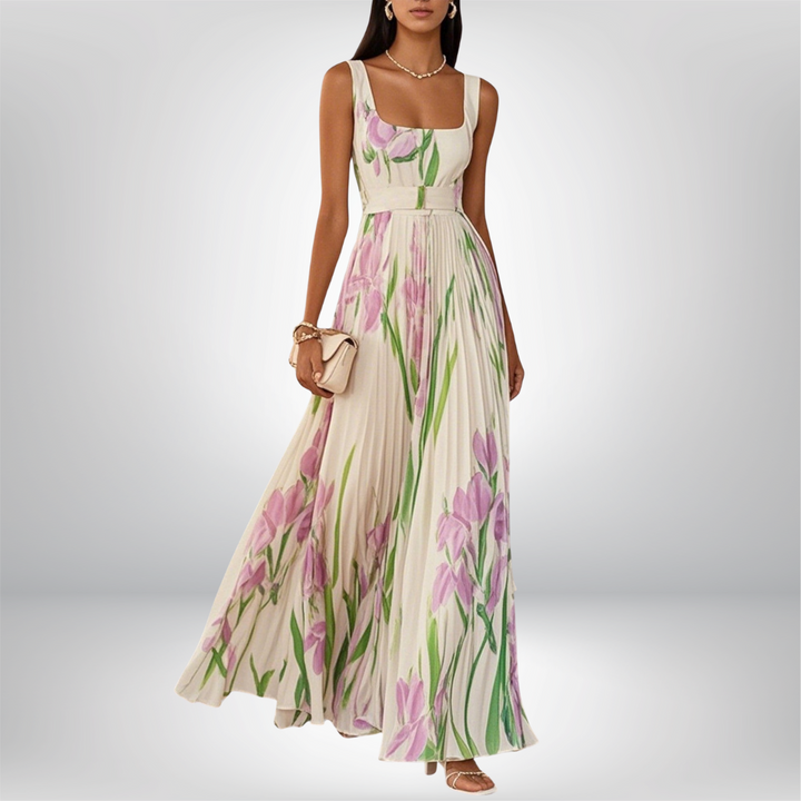 Penélope - Vestido Maxi de Chiffon Mujer