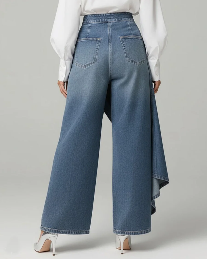 Louna - Pantalones de Denim Envolventes | Fit Favorecedor