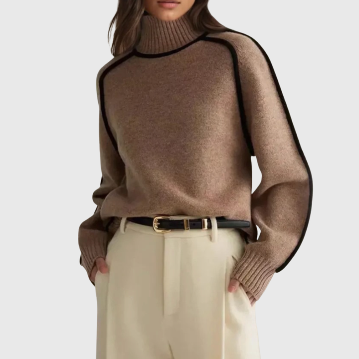 Sandrine | Suéter elegante de cuello alto