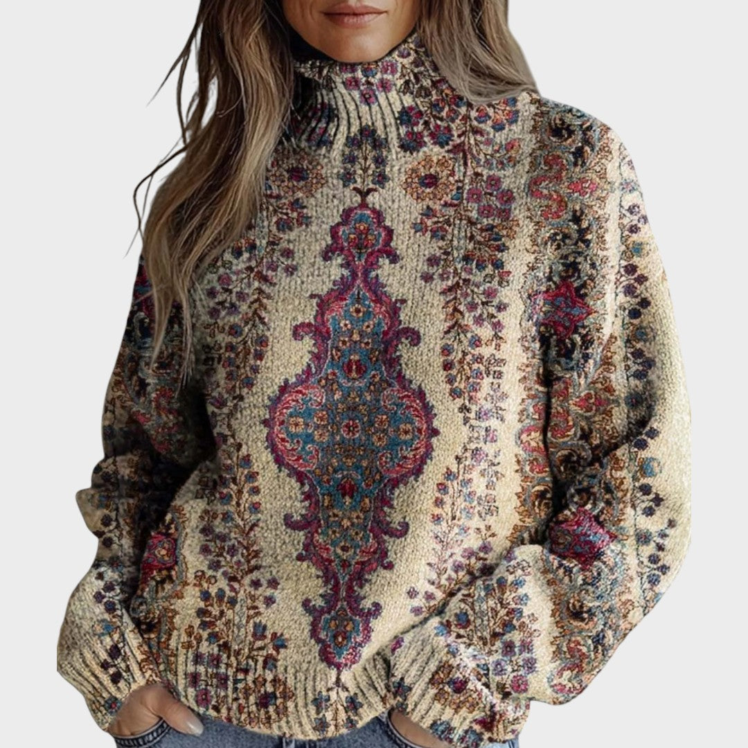 Cátia – Jersey artístico de cuello alto