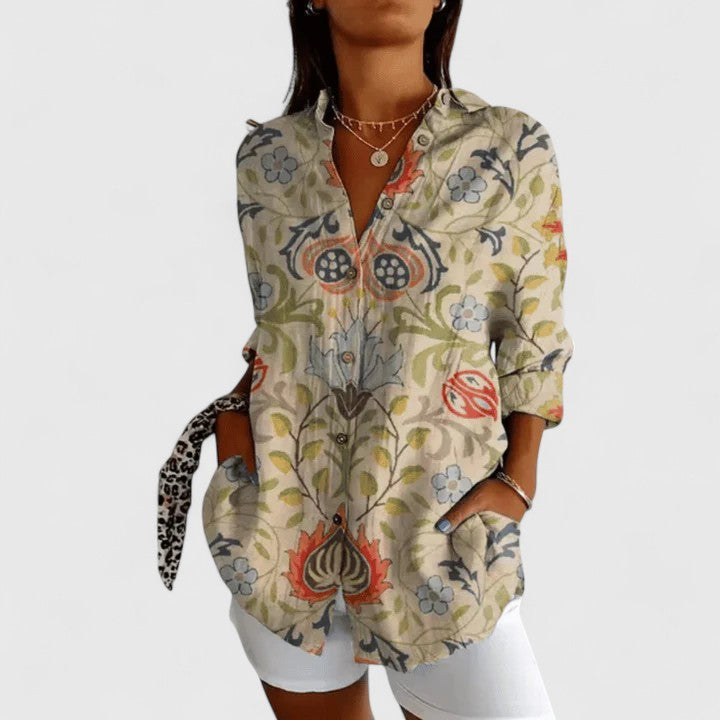 Élodie | Blusa Floral Elegante