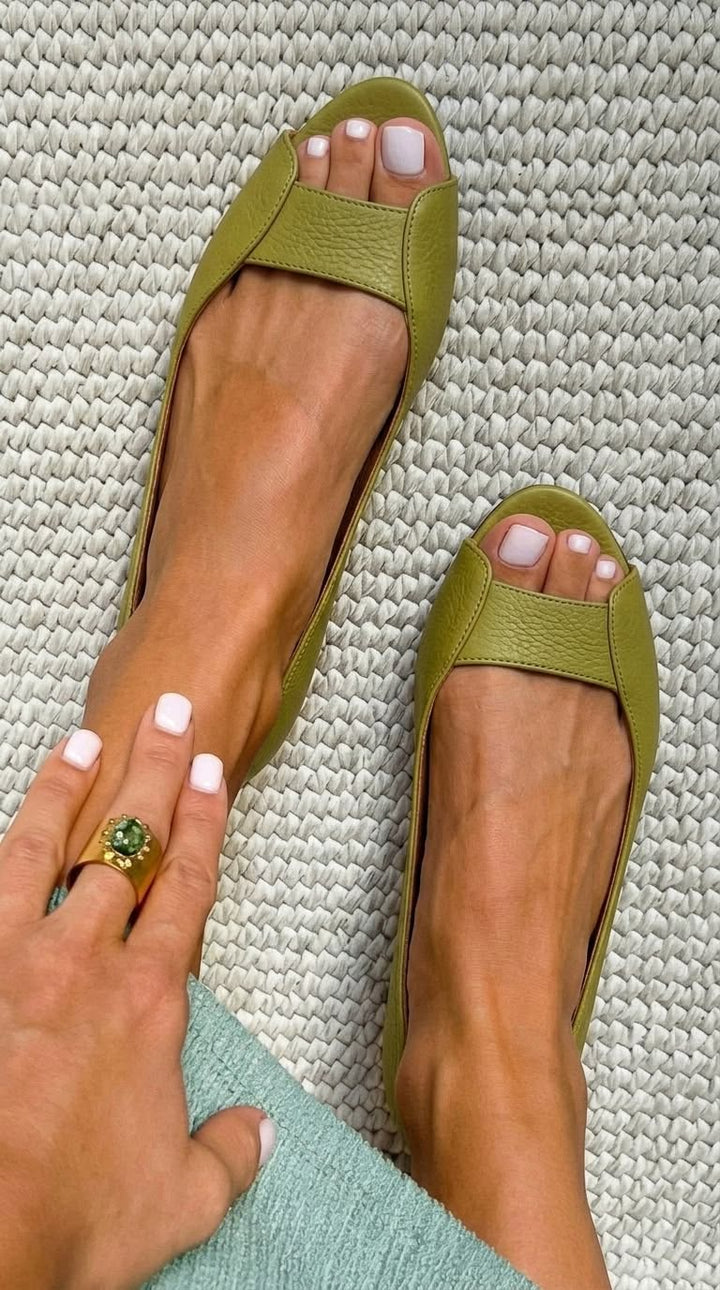 Adelina | Sandalias Doradas Comfort Chic