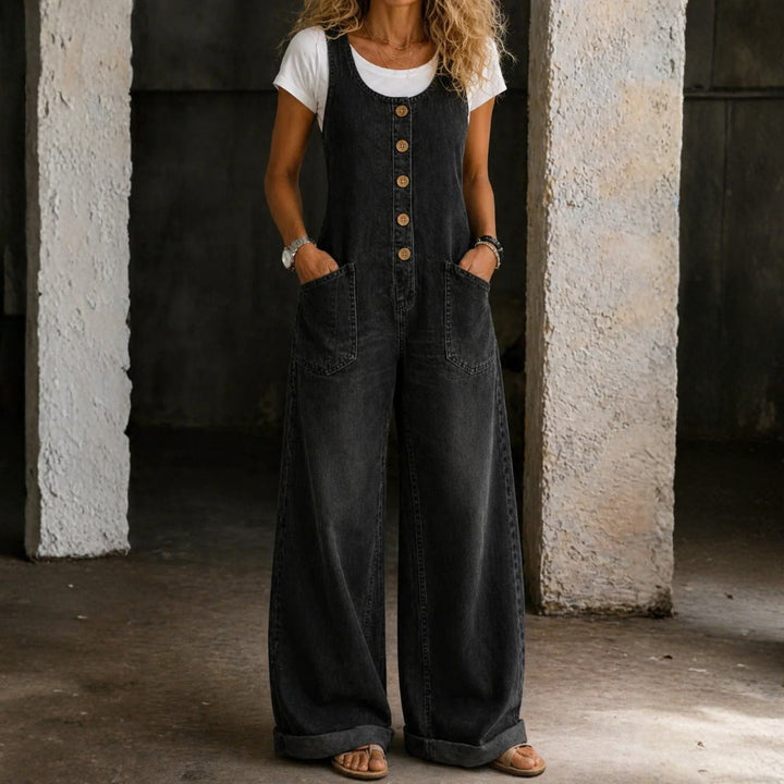 Élise - Pantalones de Algodón Vintage Lavados | Imprescindible de Temporada