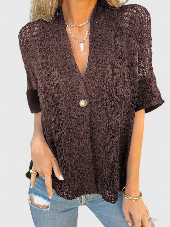Nina | Camisa de Punto Elegante