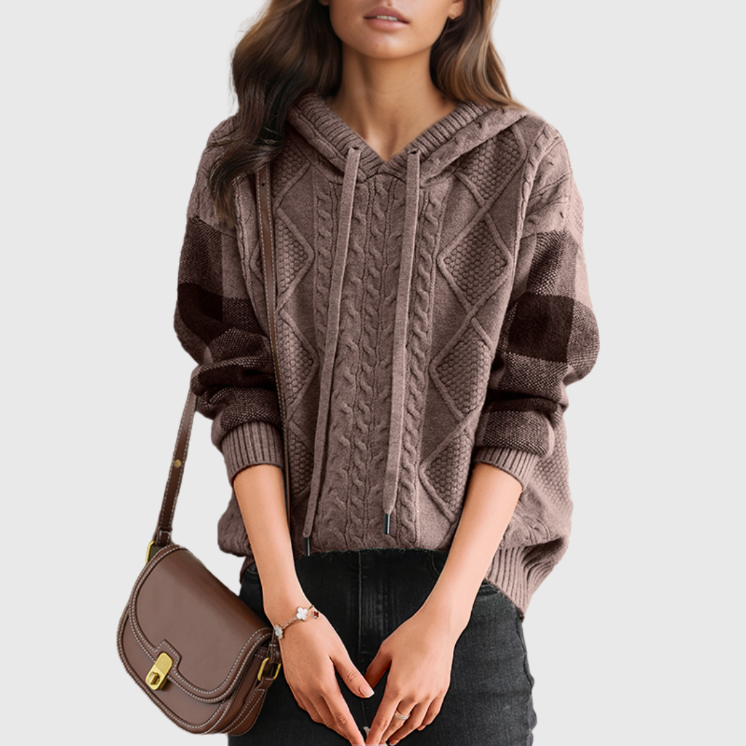 Julie | Sudadera de Punto con Capucha
