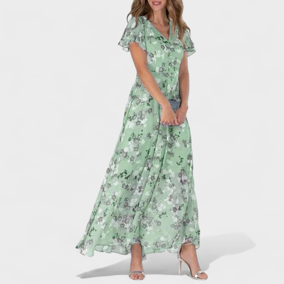 Andreia - Vestido largo floral