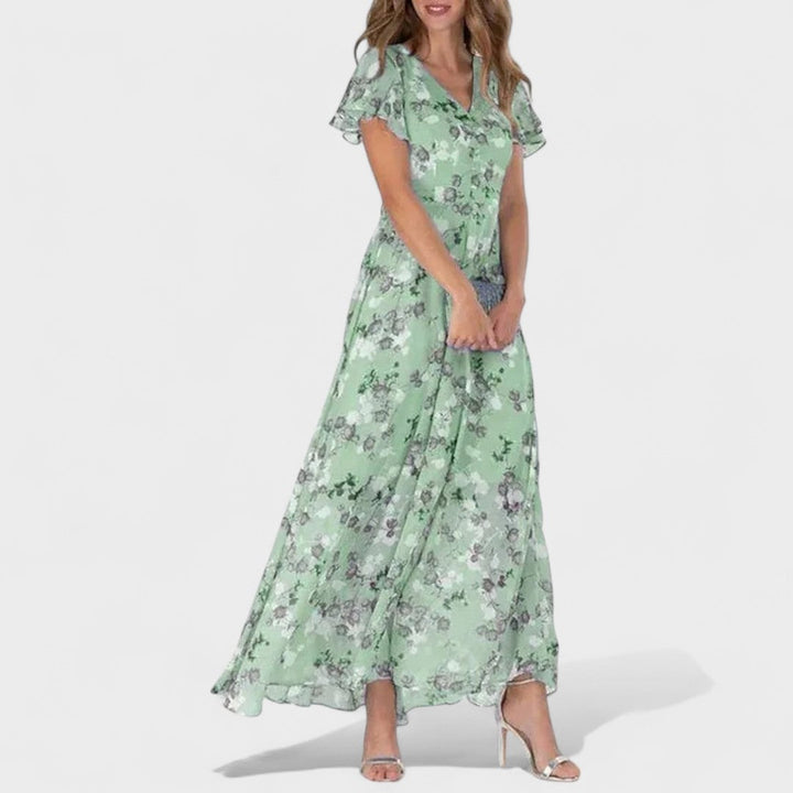 Andreia - Vestido largo floral