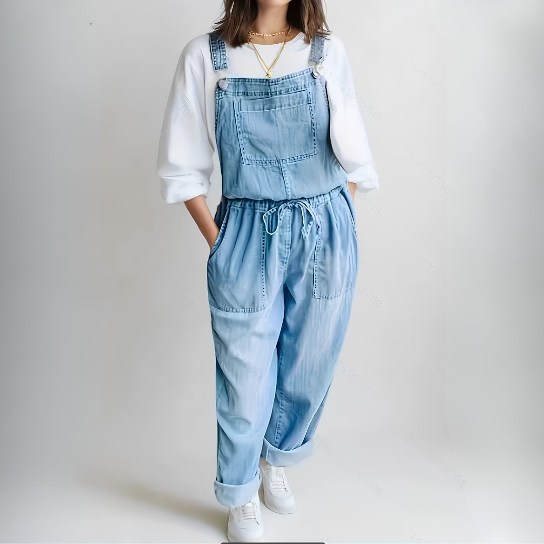 Margaux - Combinaison Détendue en Denim | Efecto Estilizante