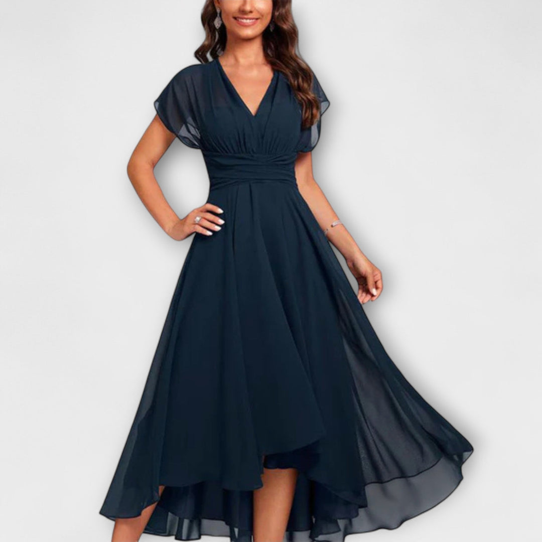 Sofia – Vestido fluido con escote en V