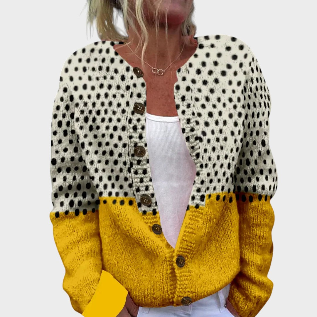 Madalena – Cárdigan floral de otoño