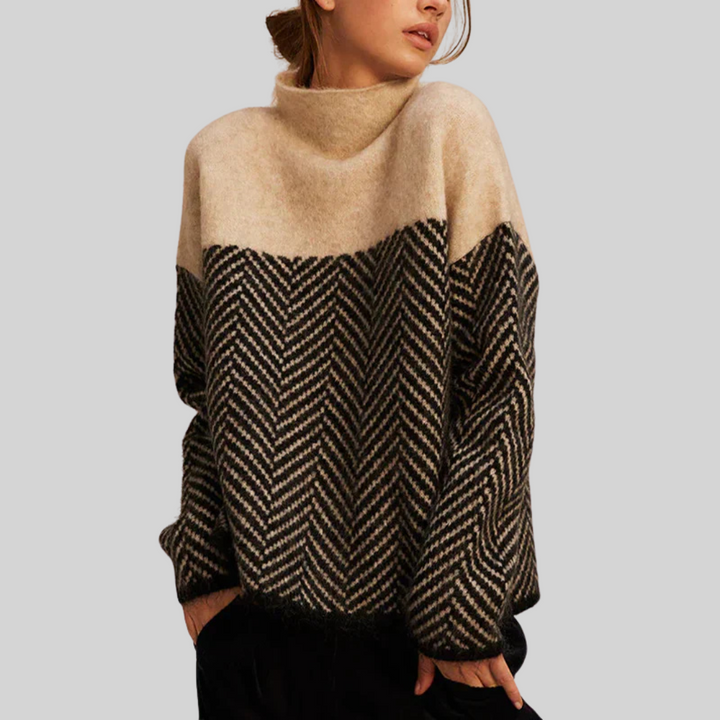 Marianne | Jersey de punto con dibujo geométrico