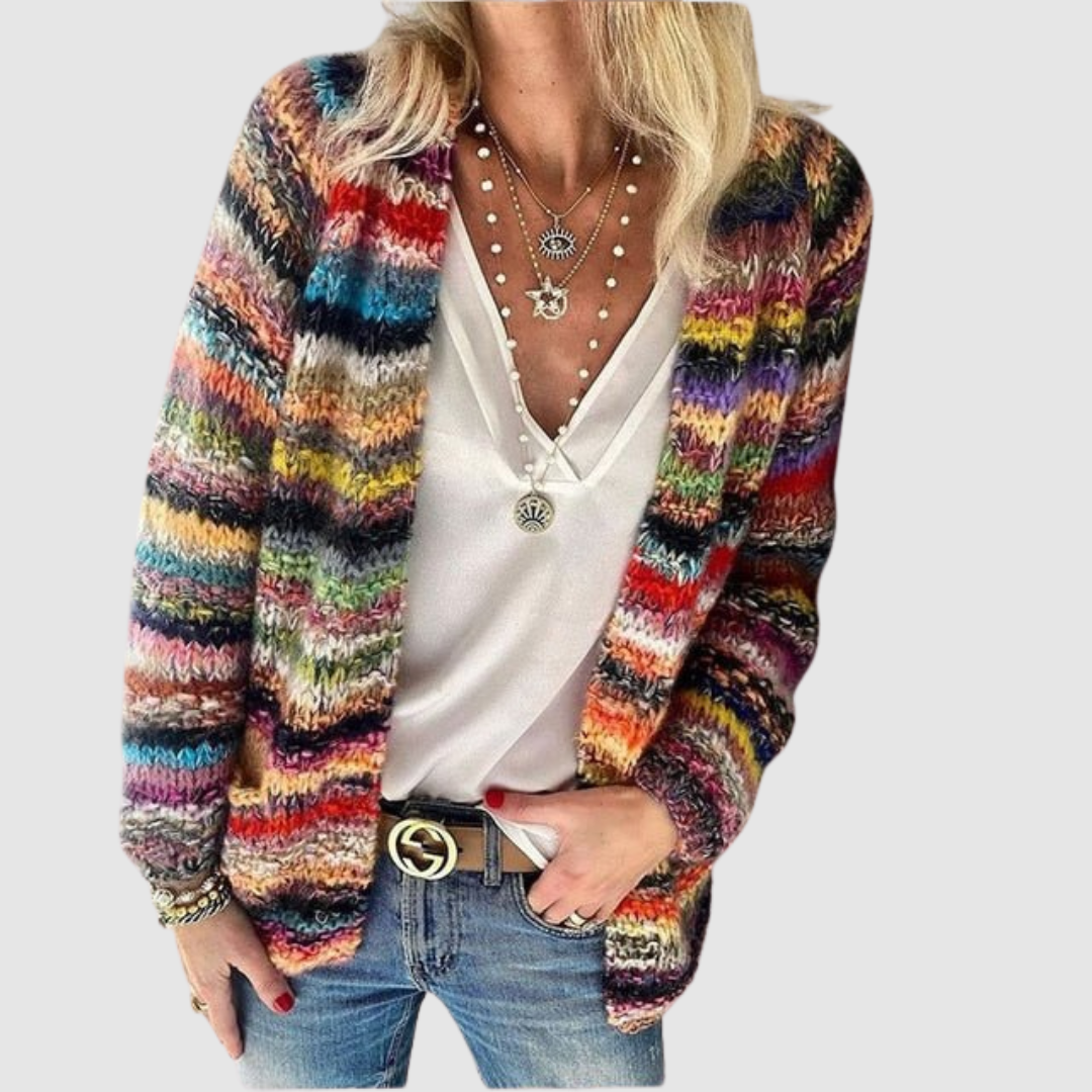 Nikola – Cárdigan multicolor