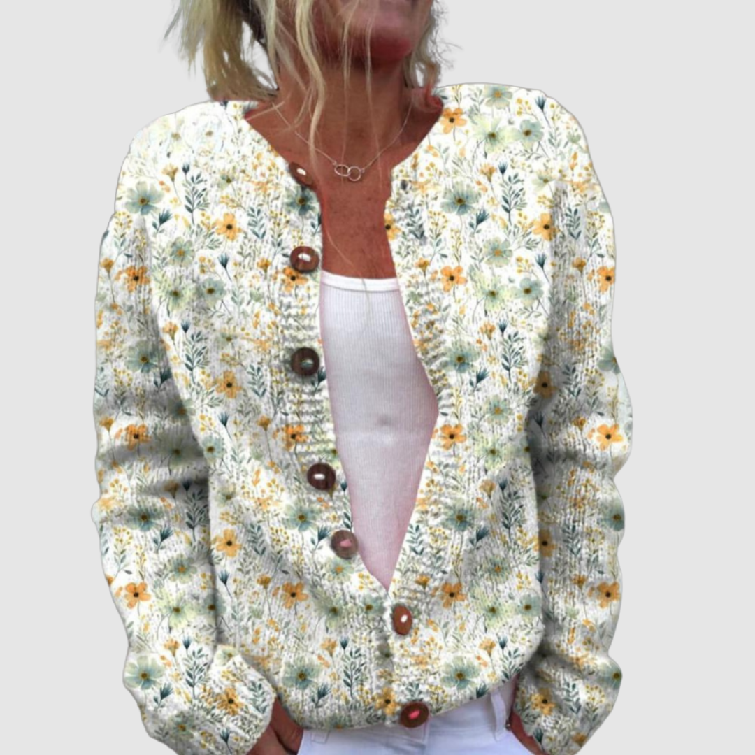 Josefína – Cárdigan con estampado floral