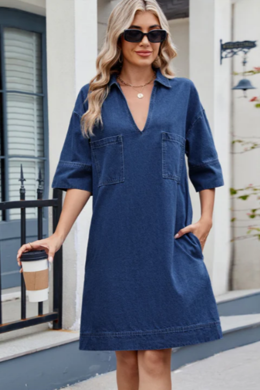 Joséphine - Vestido de Jean Casual | Look Boho Chic