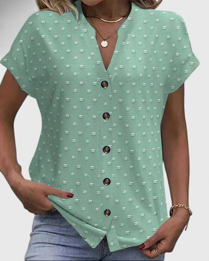 Élodie | Camisa V Neck Confortable