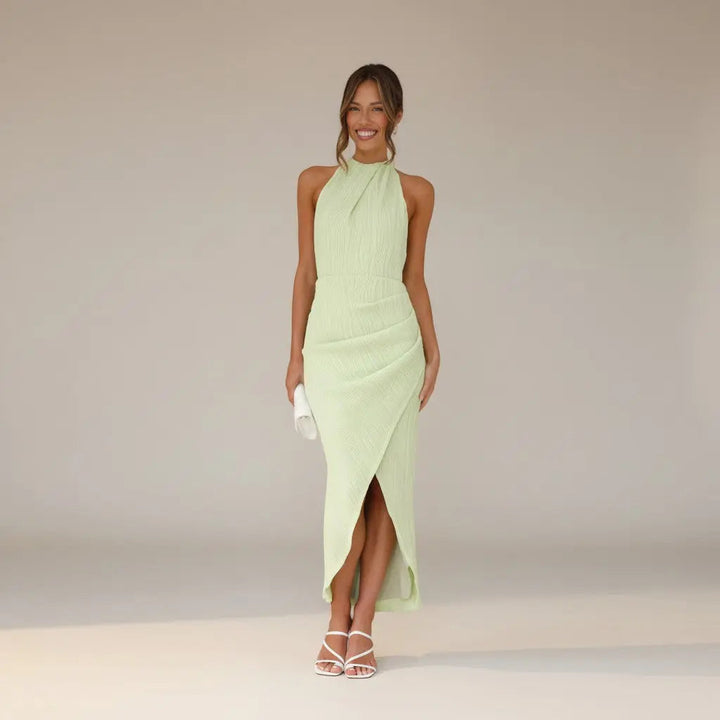 Paula - Plissé Midi Dress