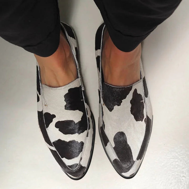 Lívia | Elegantes Mocasines de Tacón Bajo