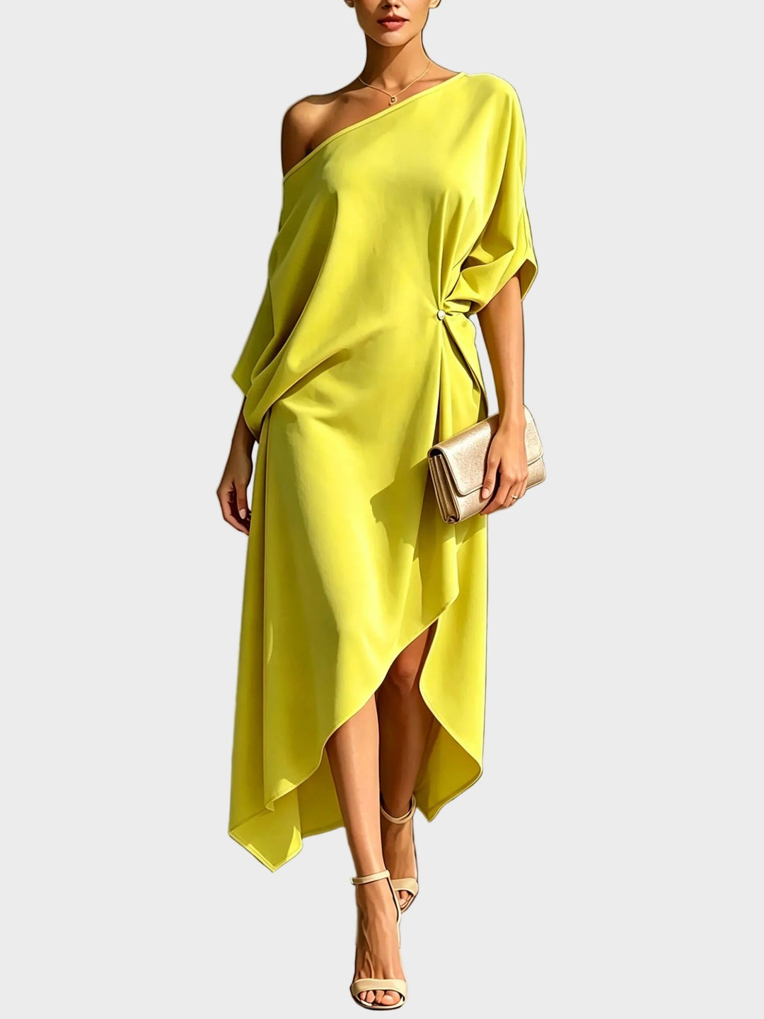 Camila - Vestido asimétrico elegante Mujer