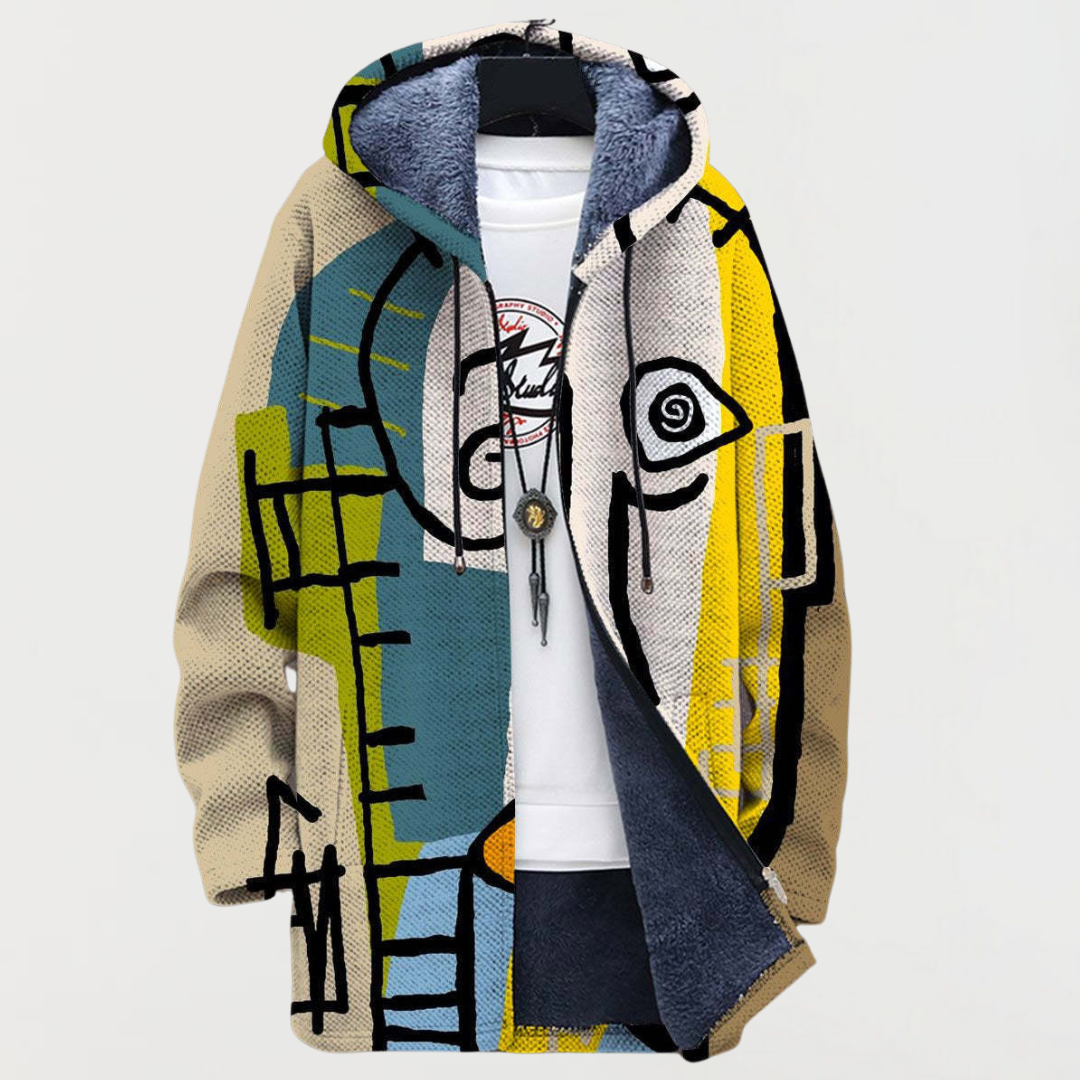Josiane | Chaqueta con motivo abstracto