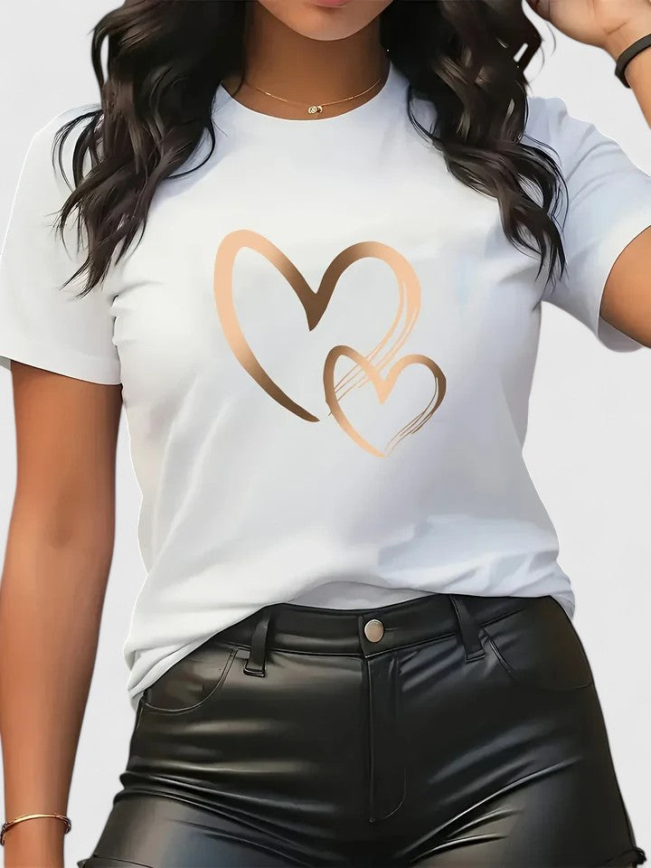 Clara | Camiseta Cómoda de Manga Corta
