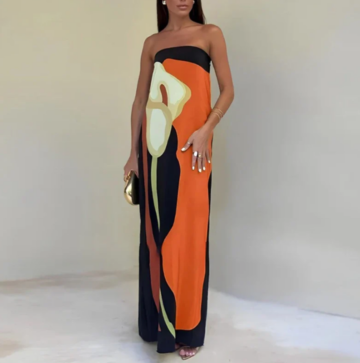 Paula - Vestido elegante con escote
