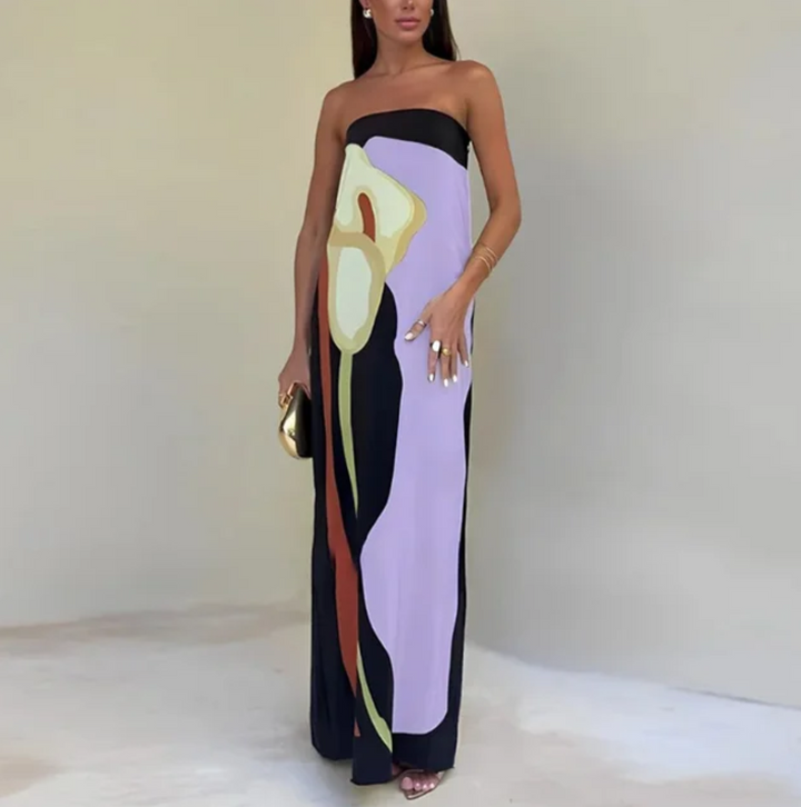 Paula - Vestido elegante con escote