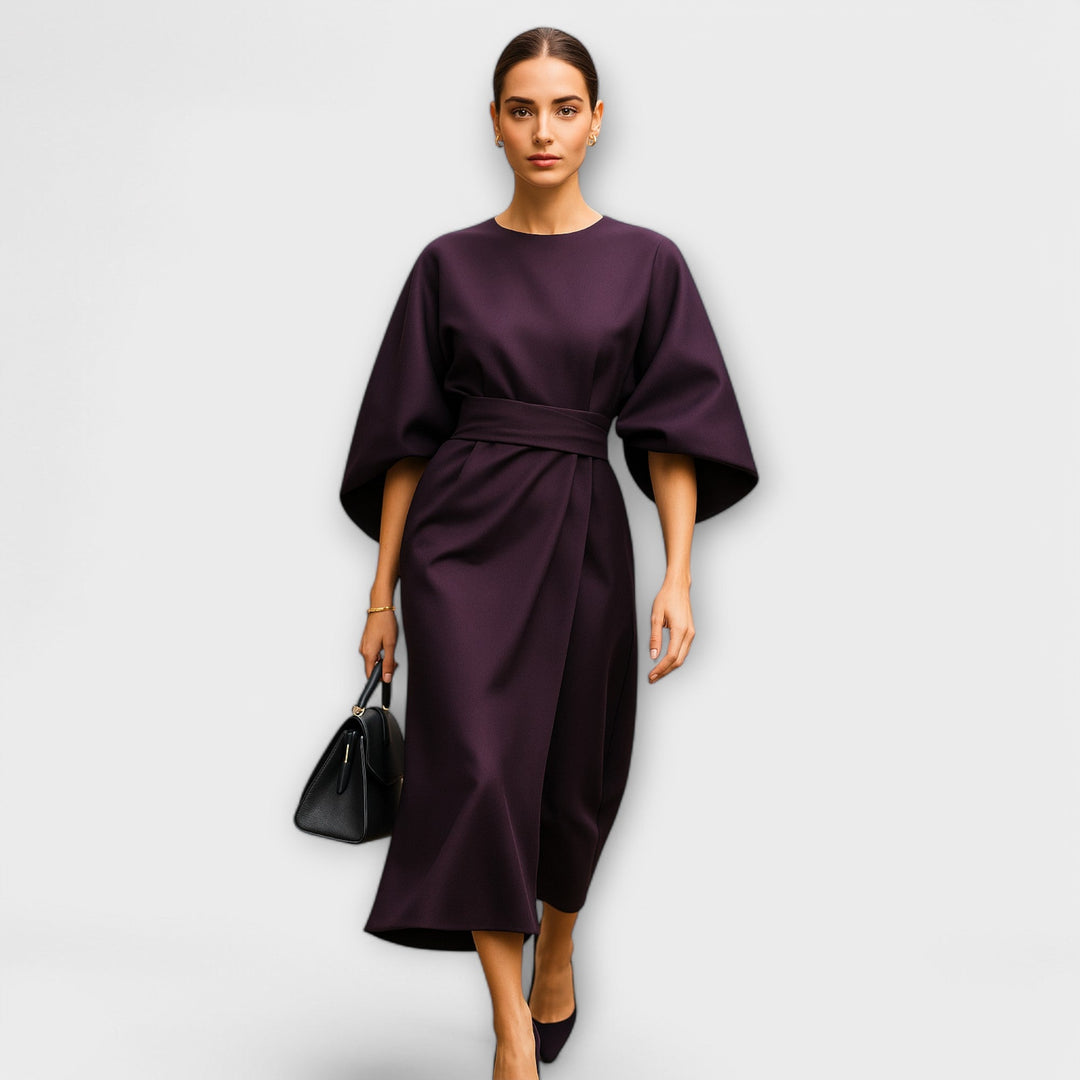 Sara - Vestido elegante con mangas