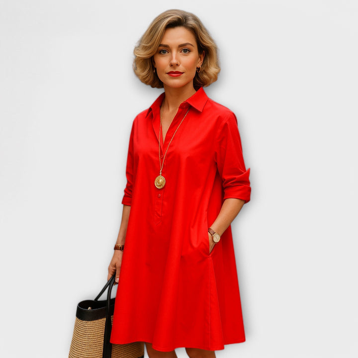 Aurora - Vestido camisero moderno