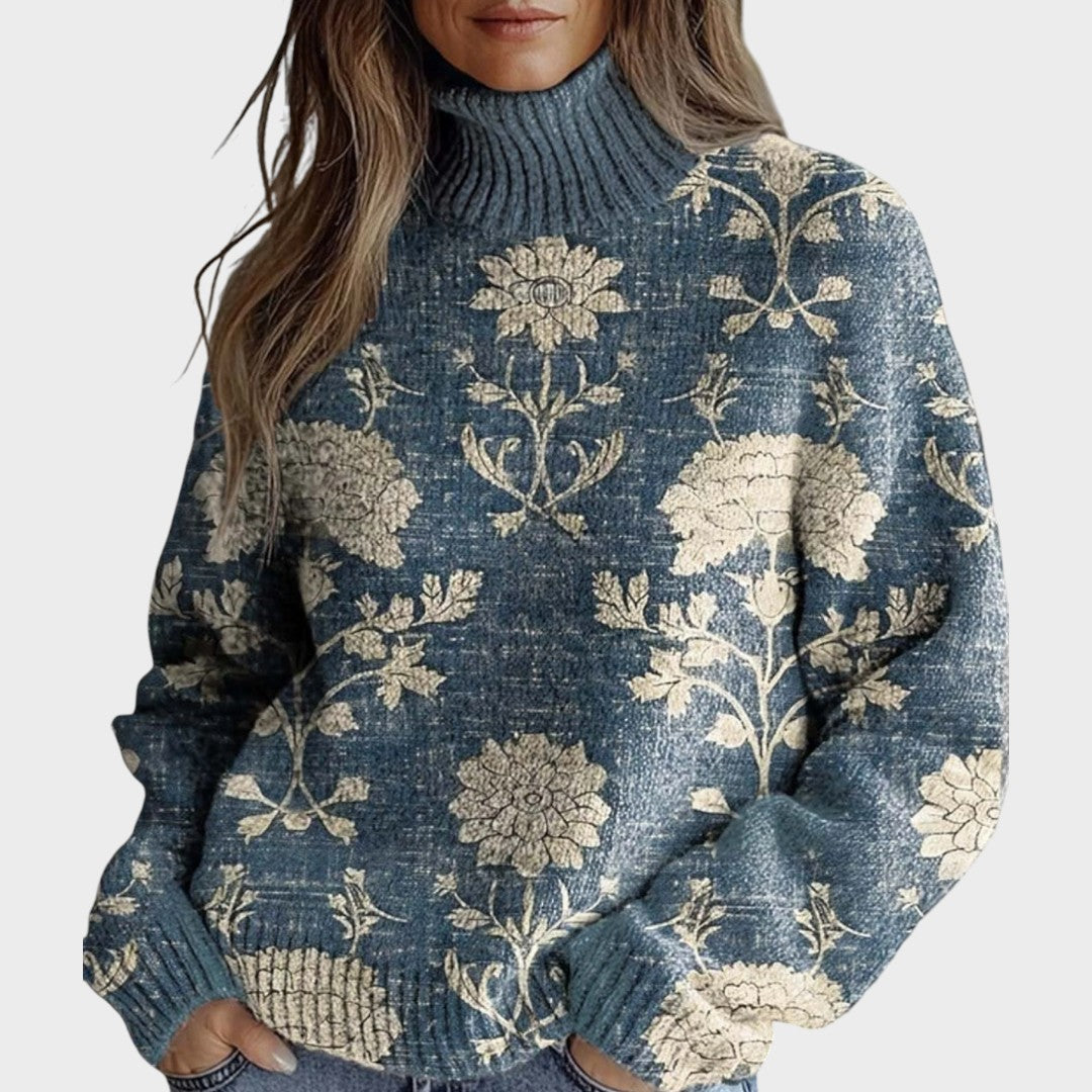 Alice - Jersey artístico con cuello alto