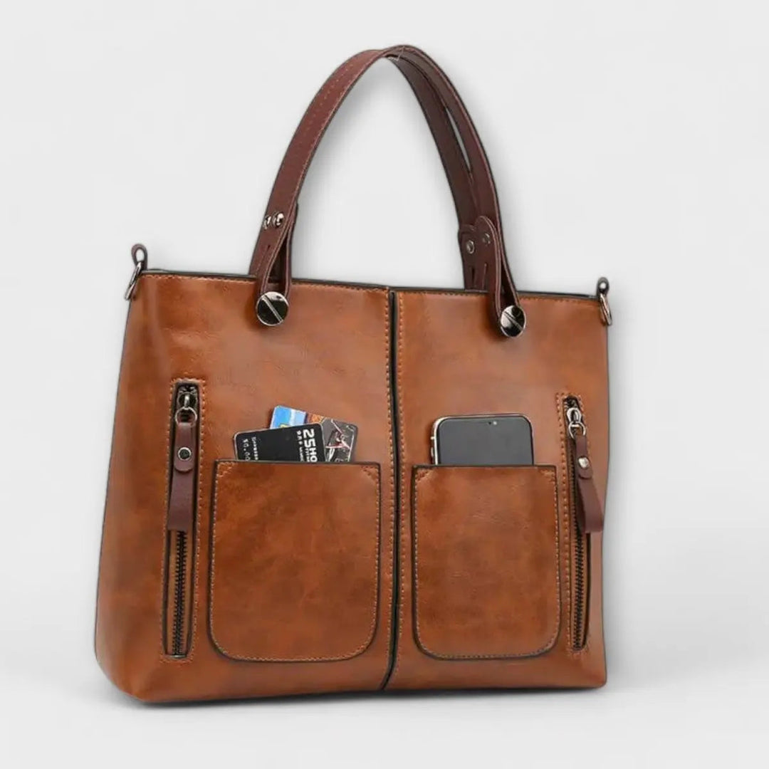 Austėja™ - Bolso de cuero elegante
