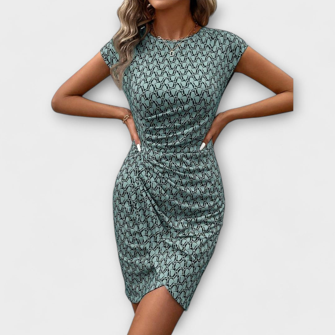 Patrícia - Vestido tulipán de manga corta