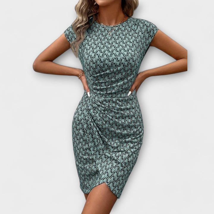 Patrícia - Vestido tulipán de manga corta