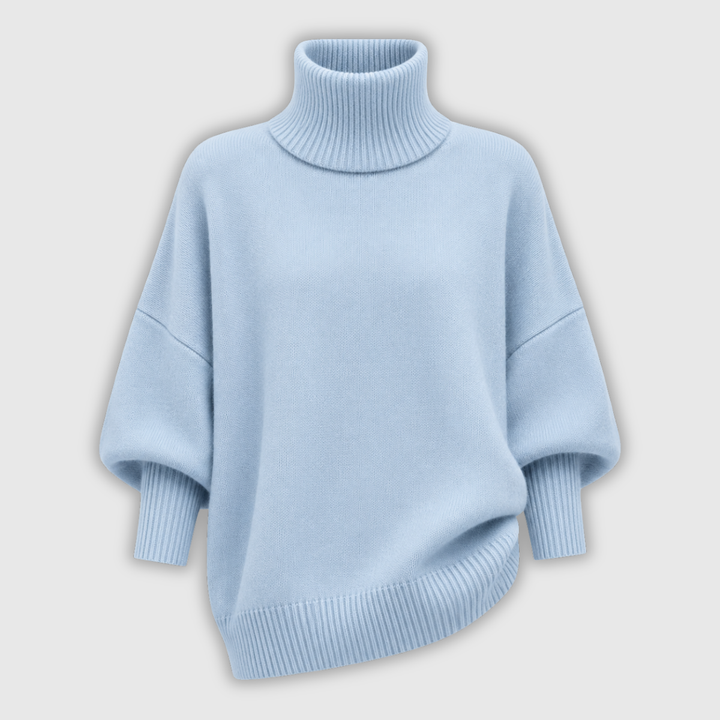 Winifred | Jersey de cuello alto de punto de ochos