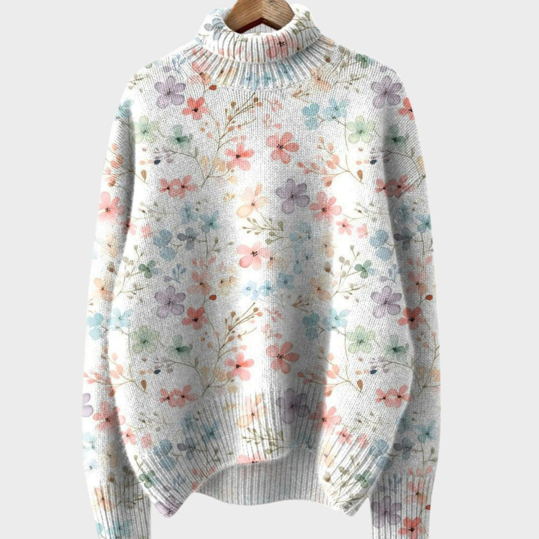 Helena – Jersey artístico de cuello alto
